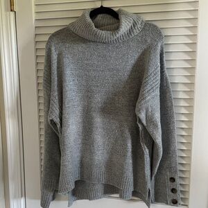 NWT Gray Cowl Sweater